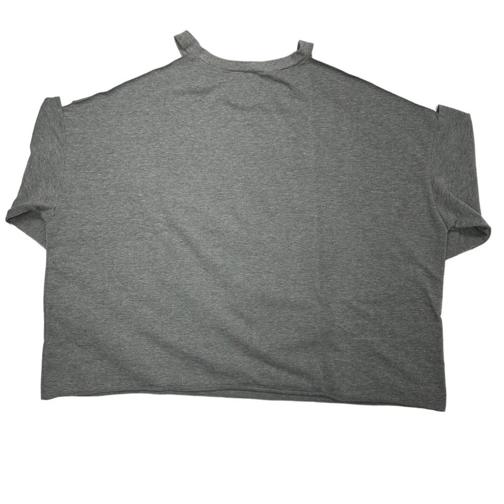 Shein Cold Shoulder Long Sleeve Crop Shirt (2X) - Picture 2 of 8